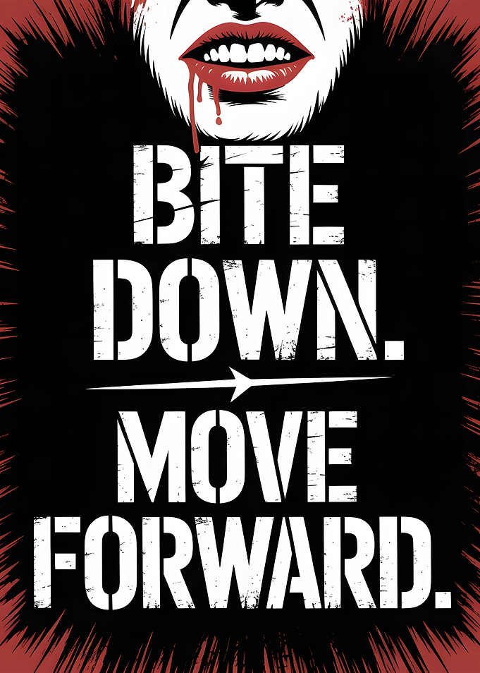 Bite Down. Move Forward. Poster