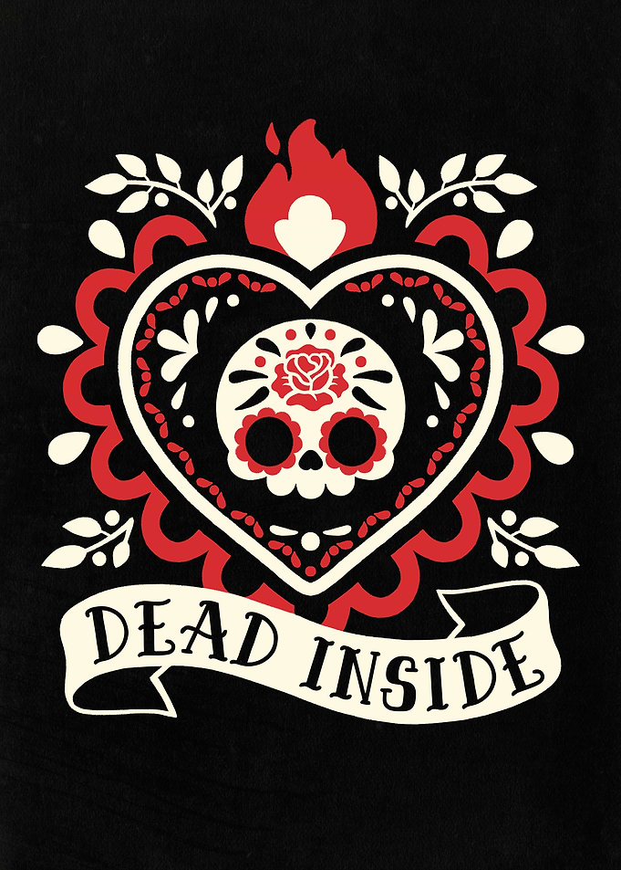 Dead Inside cute corazon