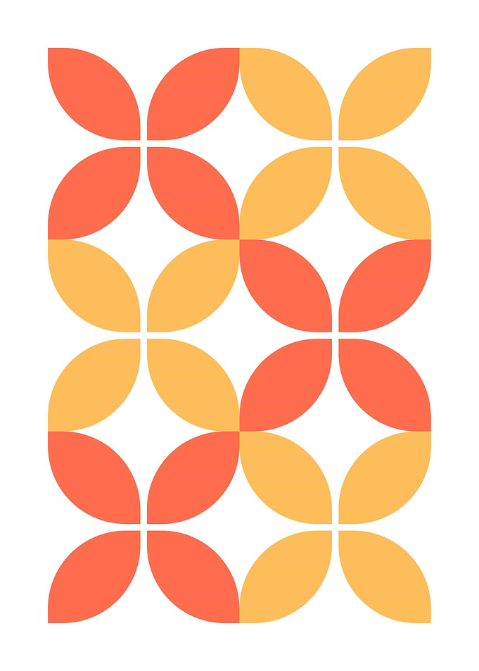 Retro Geometric Pattern