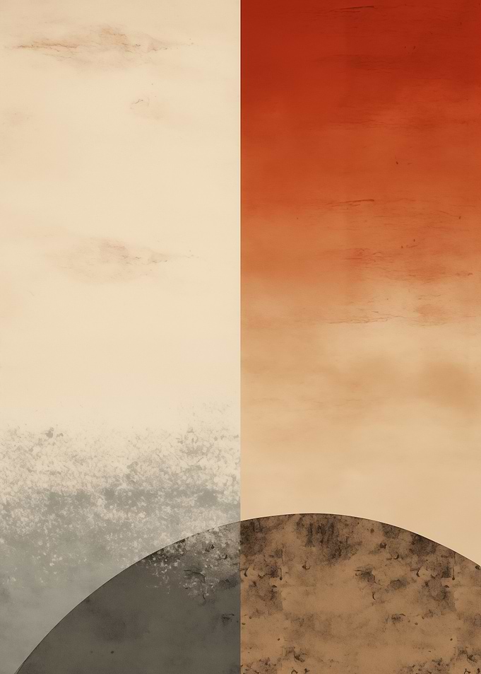 Two-Tone Landscape Art