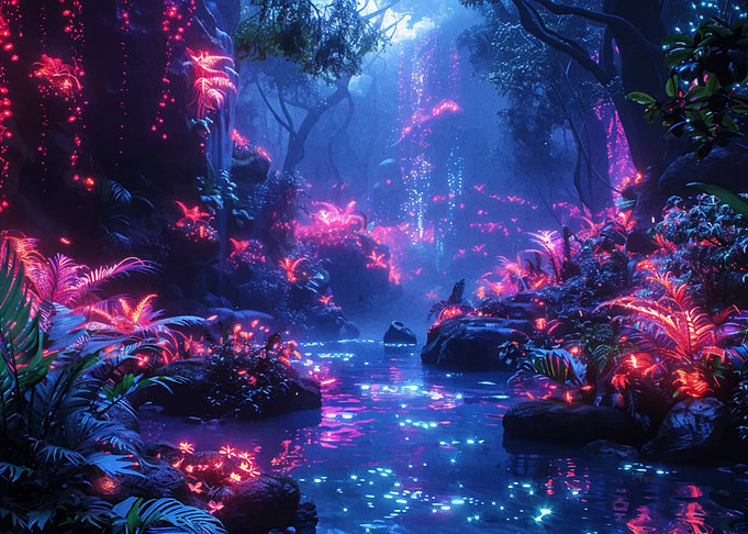 Luminous Fantasy Jungle Stream