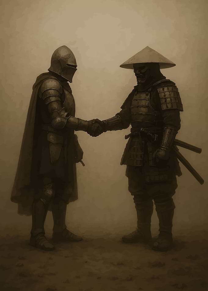 Knight and Samurai