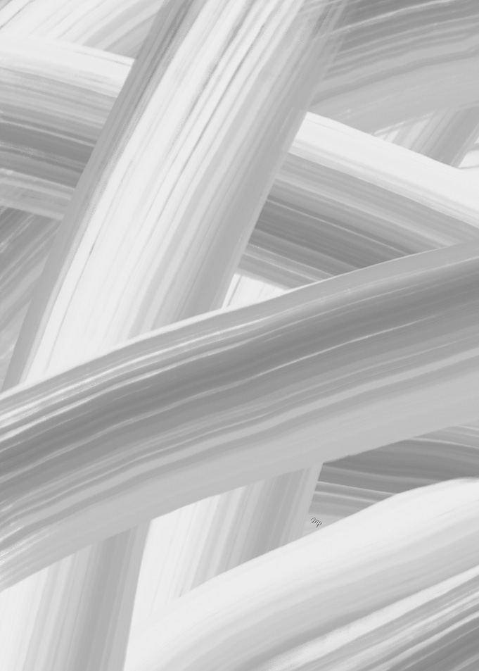 Abstract Gray Paint Ways