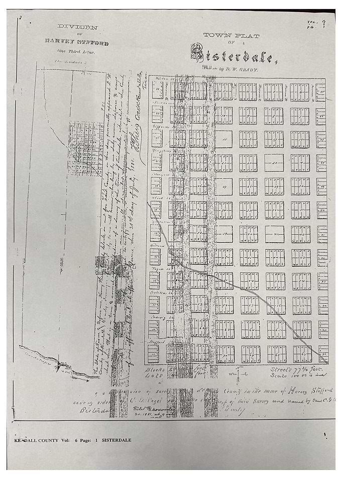Sisterdale Plat 1