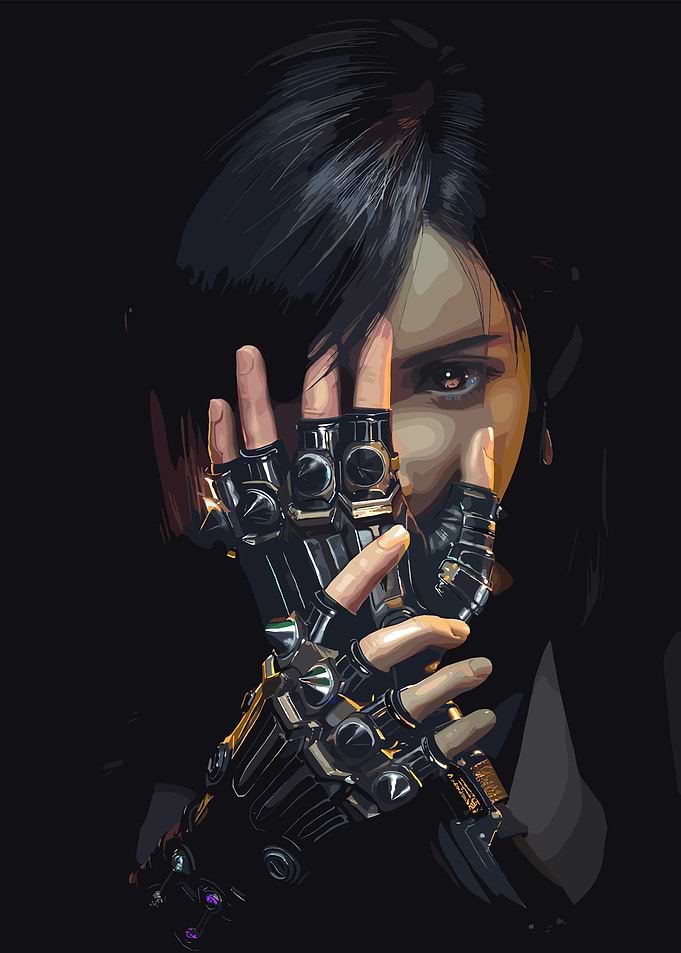 Alita: Battle Angel - Digital Portrait