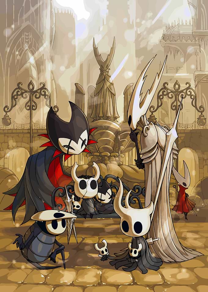 Hollow Knight characters in Hallownest