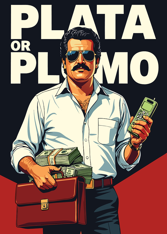 Plata o Plomo: Narcos Inspired Art