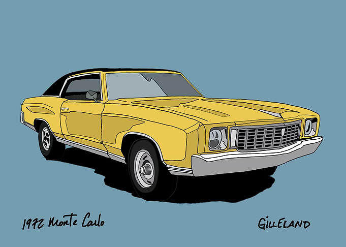 1972 Monte Carlo Illustration