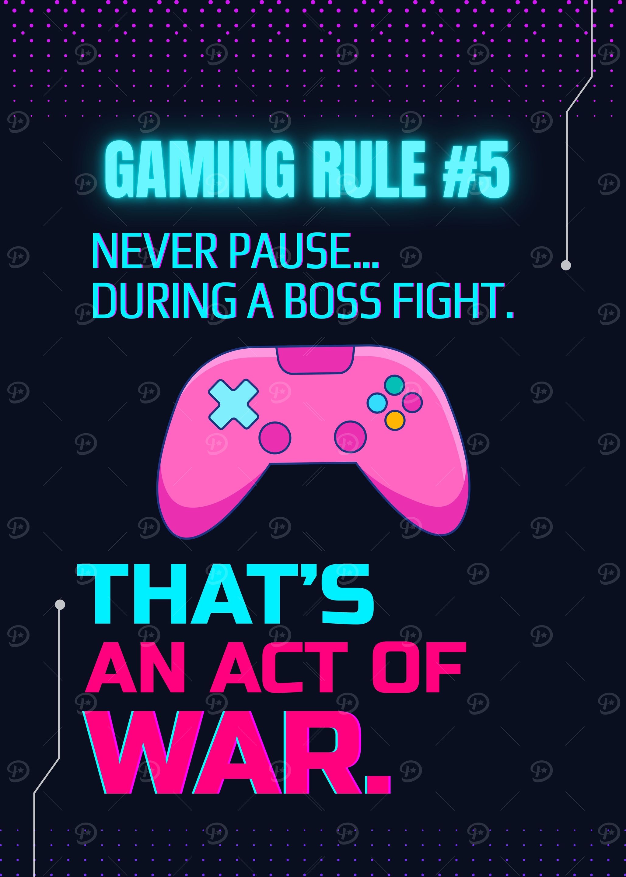 Gaming Rule #5: Never Pause