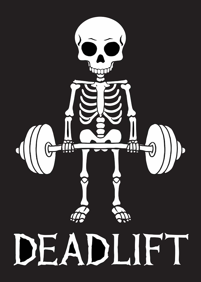 Skeleton Deadlift Graphic