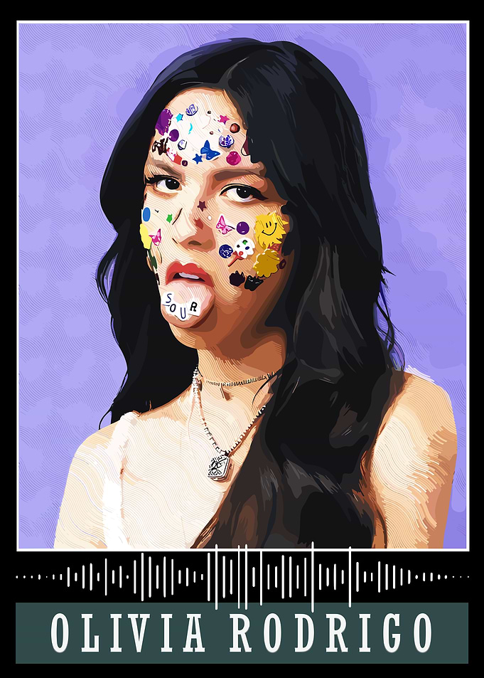 Olivia Rodrigo 'Sour' Album Art