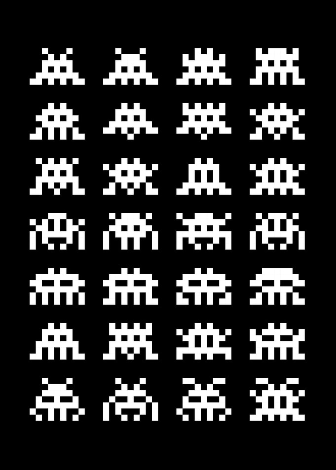 Space Invaders Pixel Art