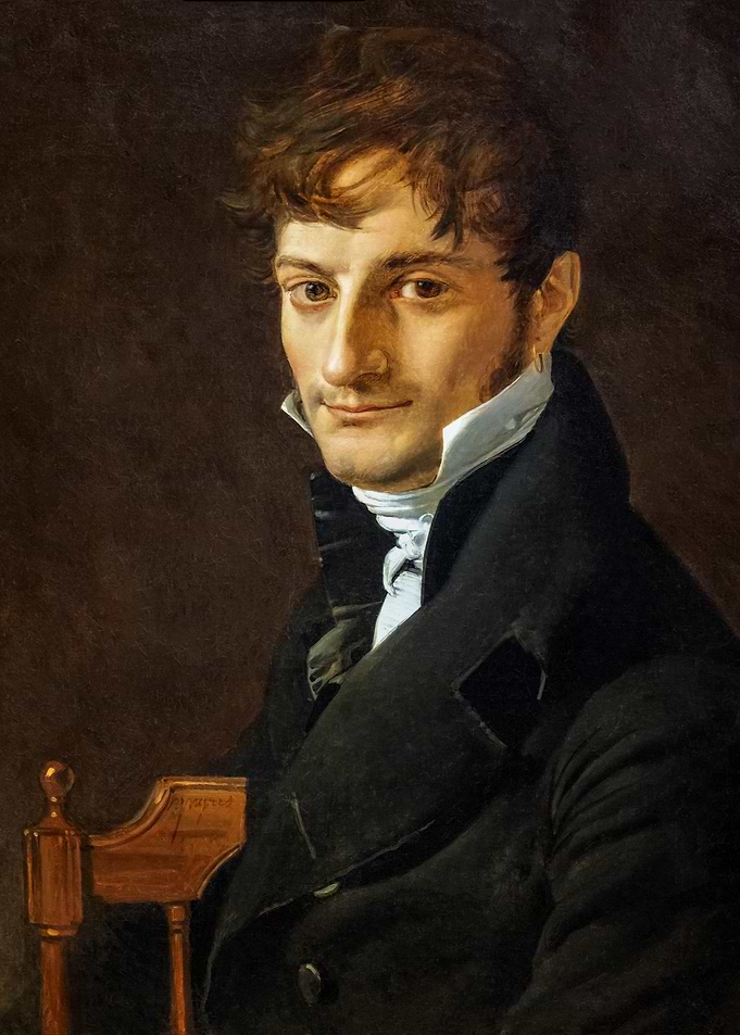Portrait of a Man in Black Coat