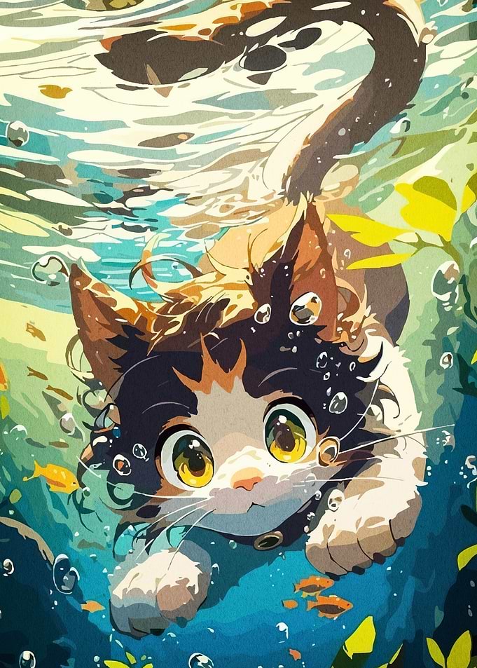 Underwater Cat Adventure