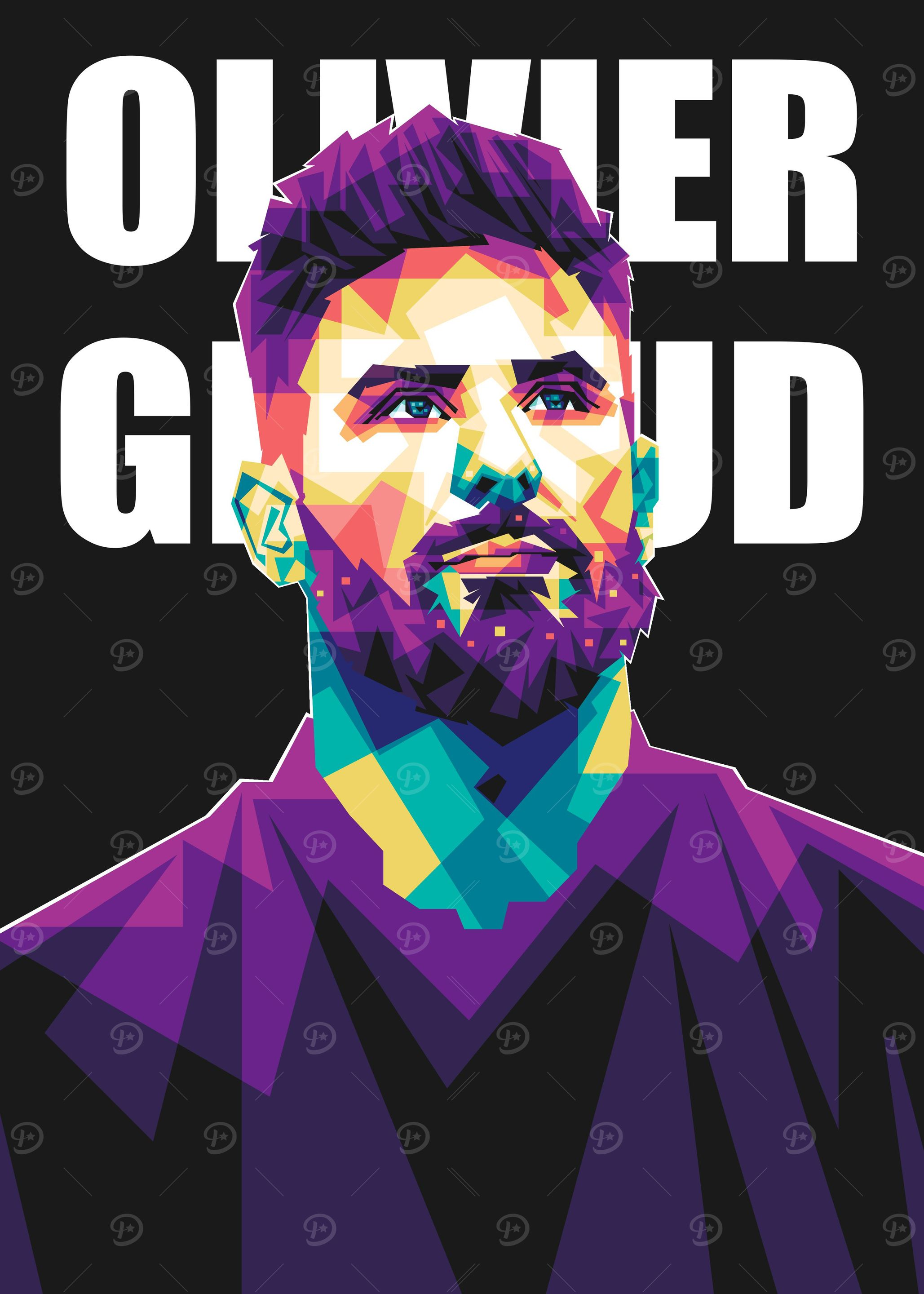 Super giroud pop art