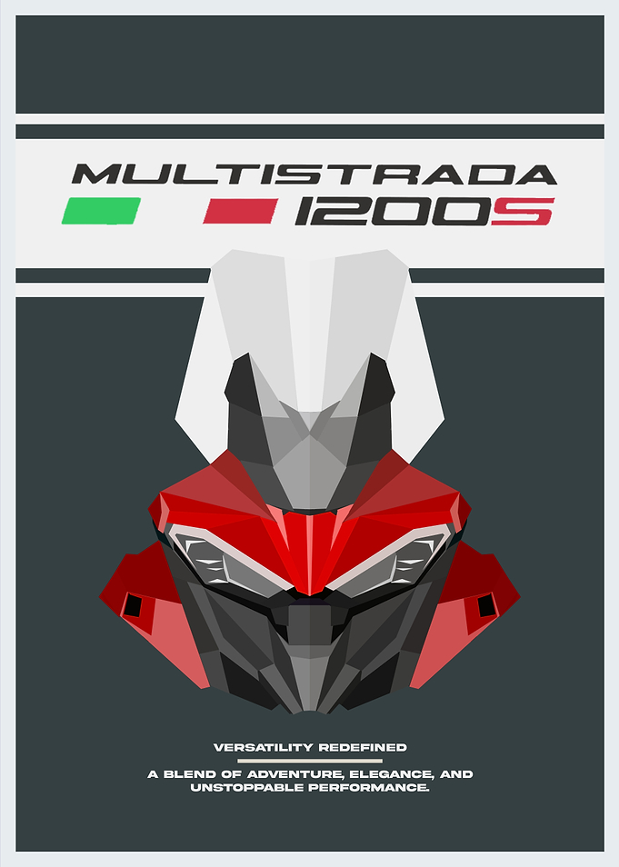 Ducati Multistrada 1200S Geometric Tribute
