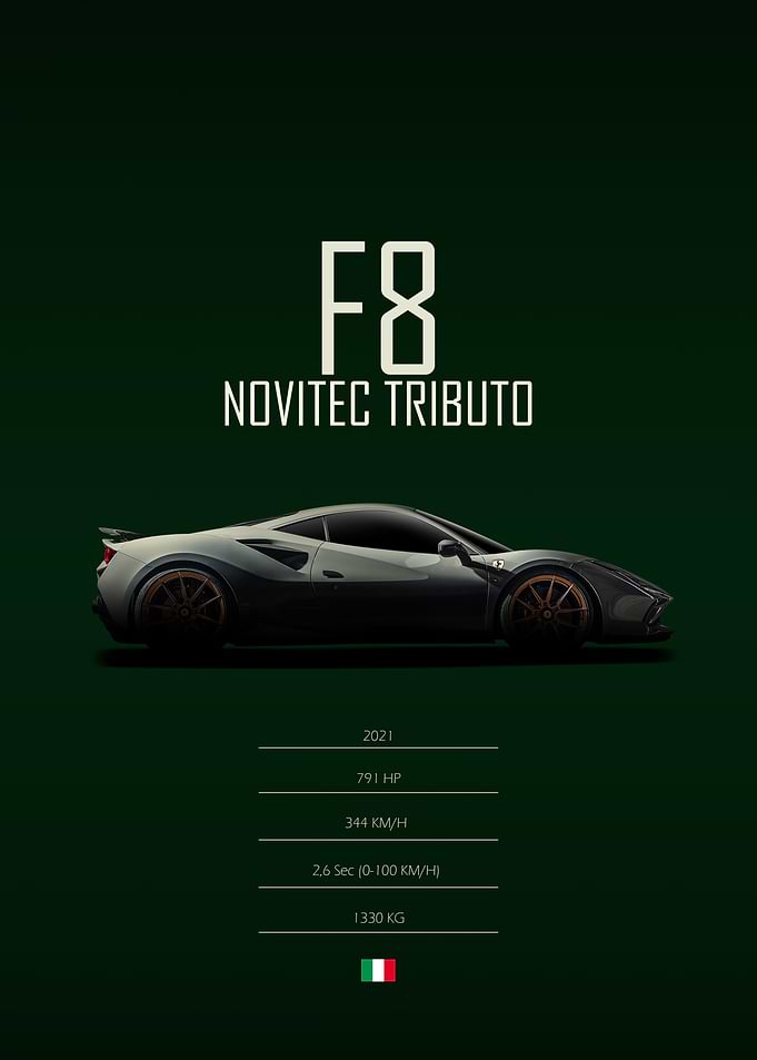 2021 Ferrari F8 Novitec Tributo