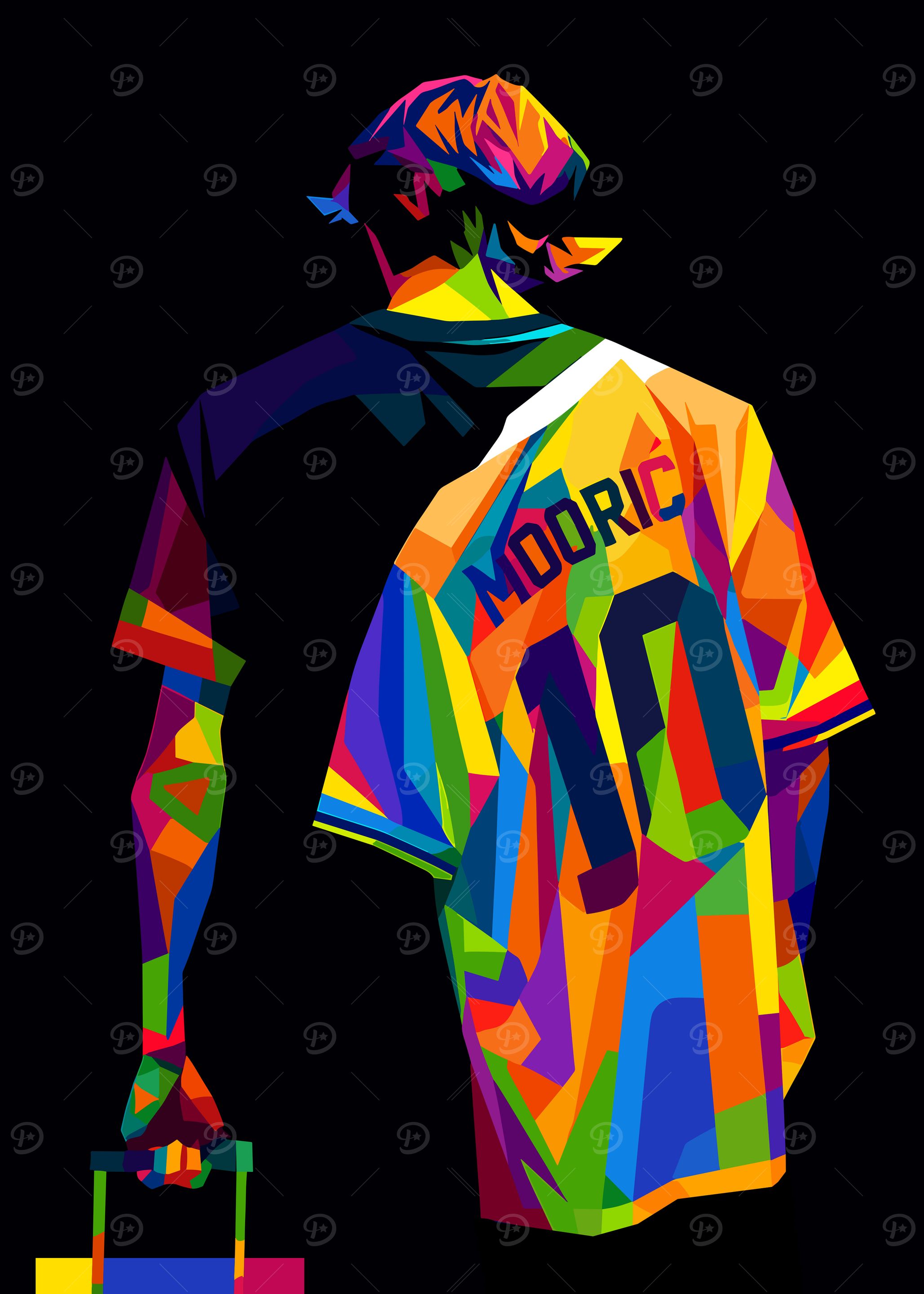 Luka Modrić Wpap Art