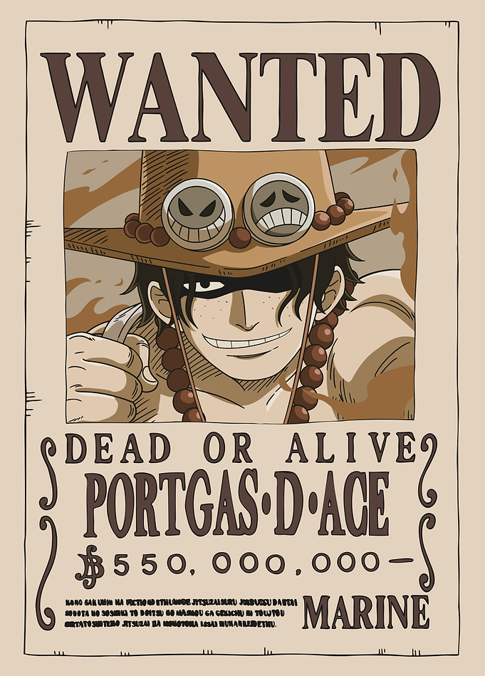Portgas D. Ace Wanted