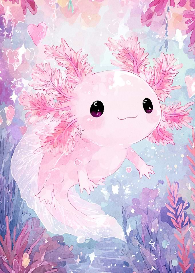 Cute Axolotl Animal