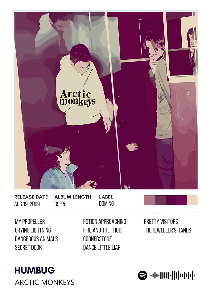 Humbug Album Cover by Arctic Monkeys