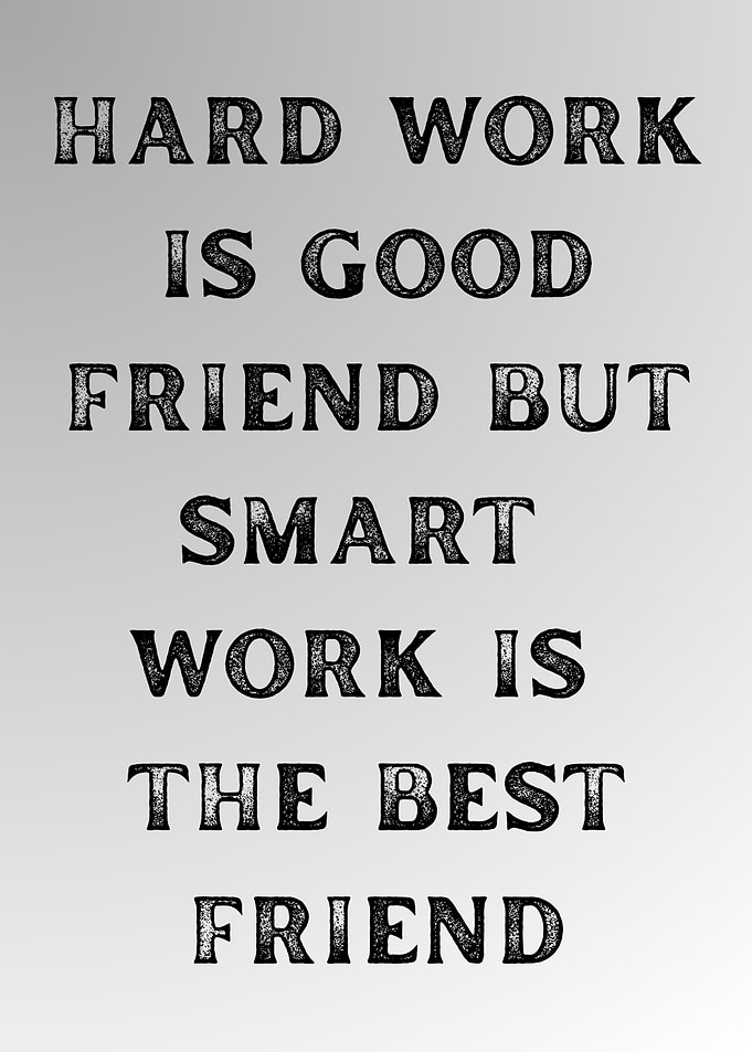Hard Work vs Smart Work Quote