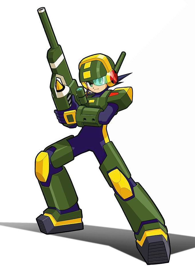 Mega Man character illustration