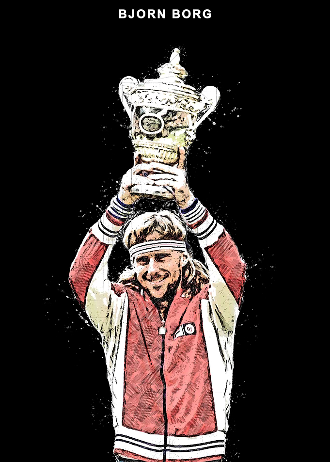 Bjorn Borg Wimbledon Champion