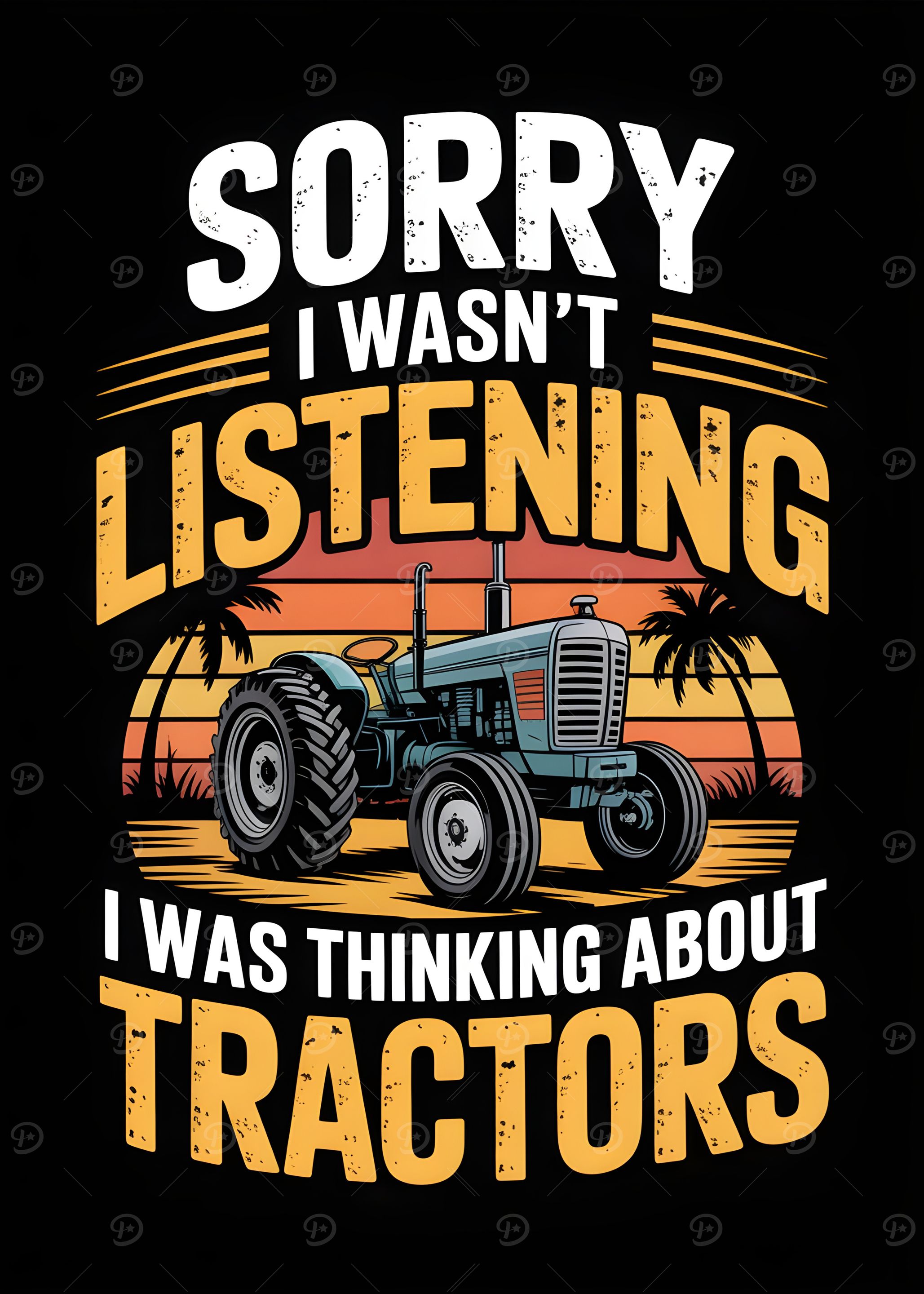 Sorry, Thinking About Tractors