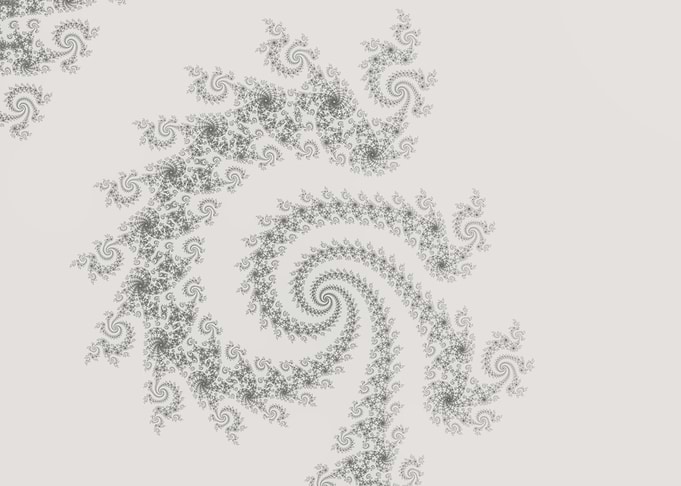 Fractal Plant on Light Background
