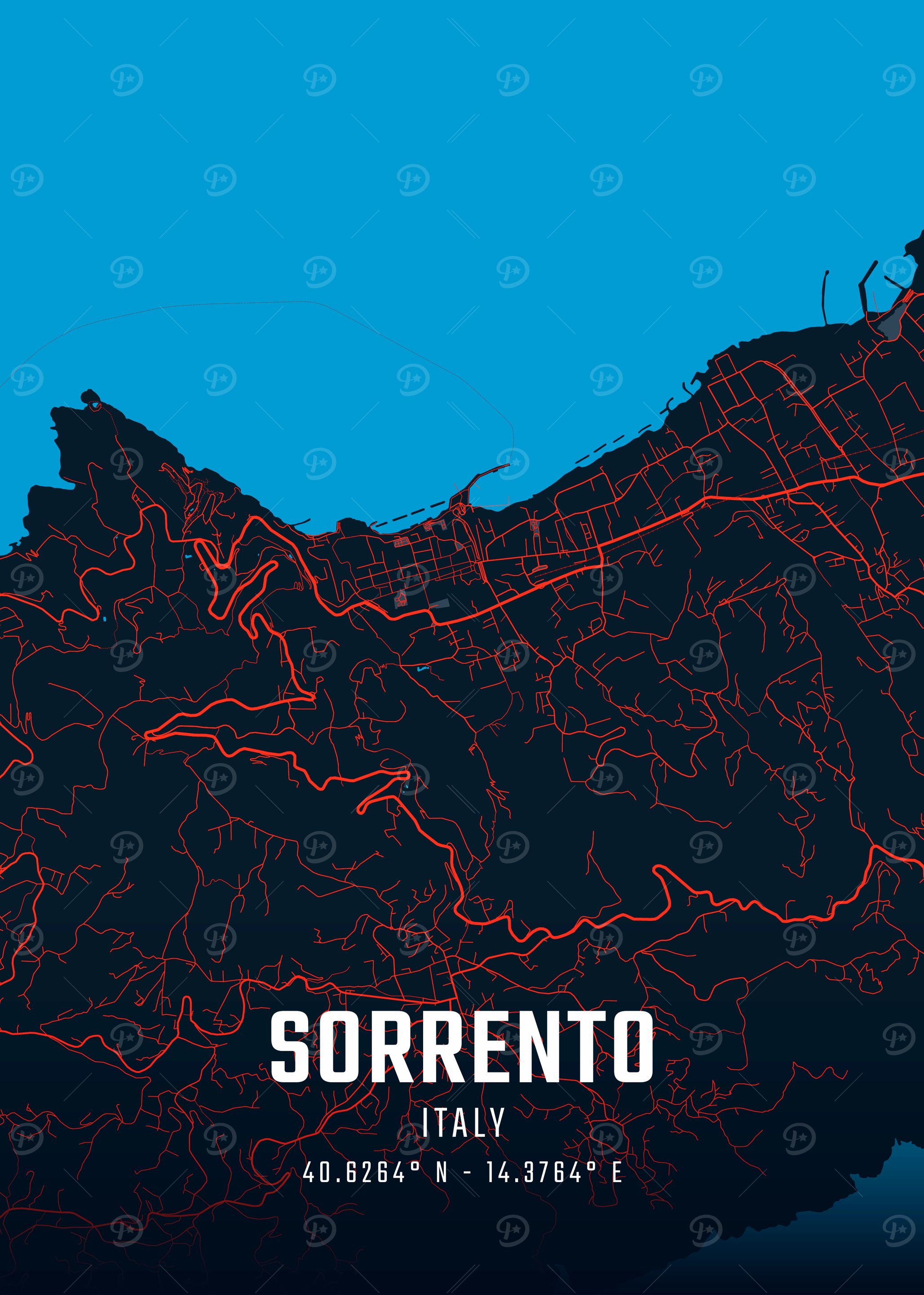 Sorrento City Map