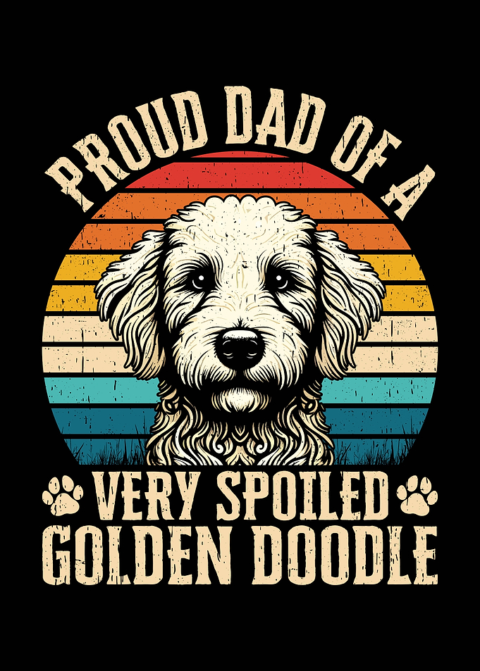 Proud Dad Golden Doodle