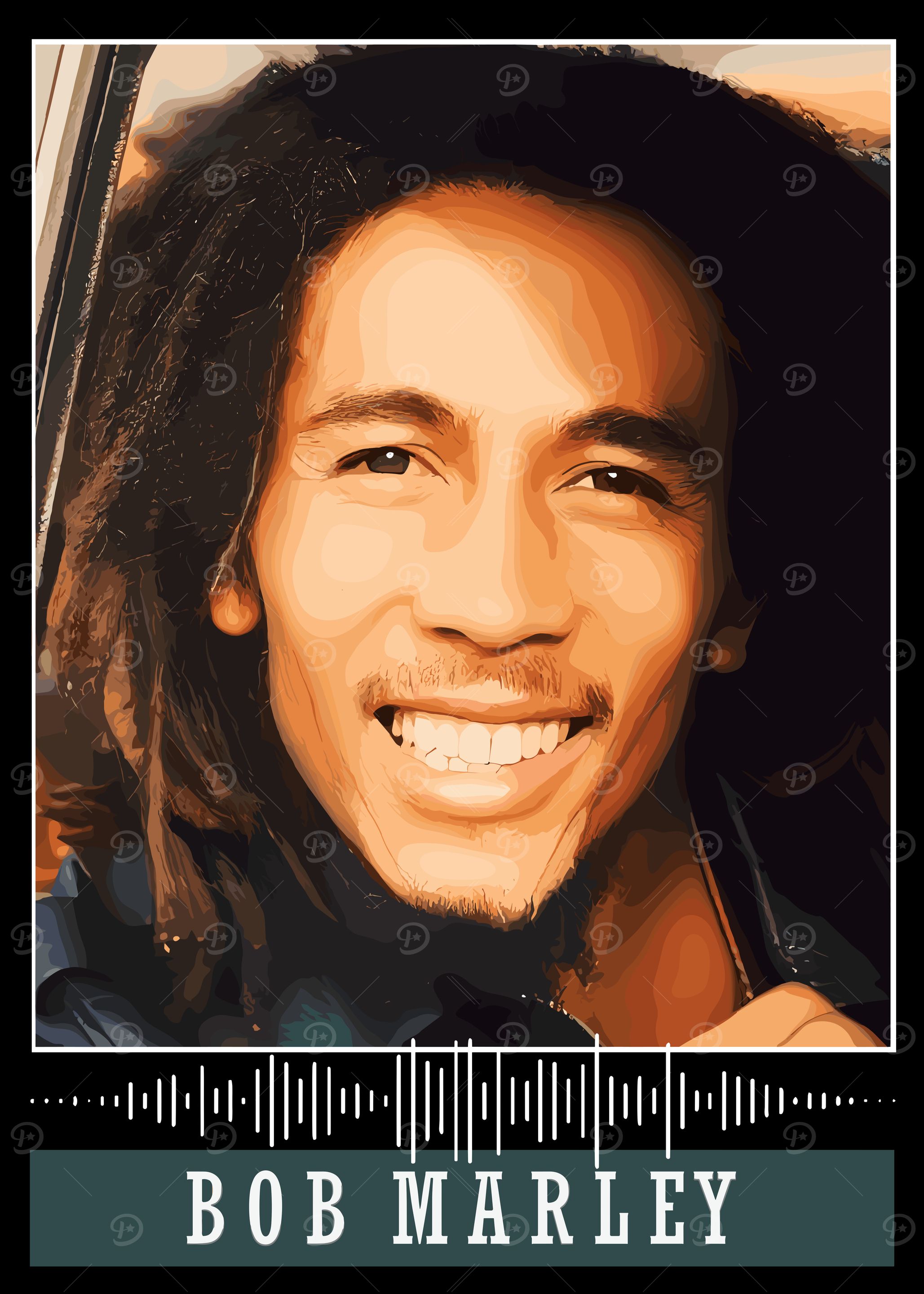 Bob Marley Portrait Art