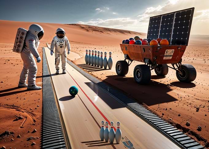 On Mars No One Can Hear You Miss a Spare