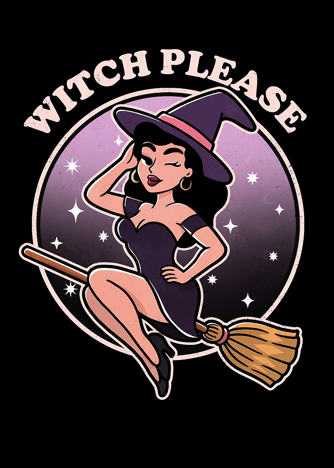 Witch Please Pin-Up