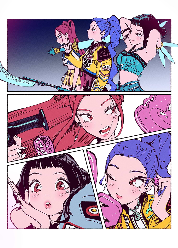 HUNTR/X Next Level Manga Panels