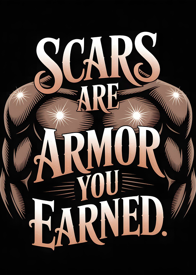 Scars are armor you earned