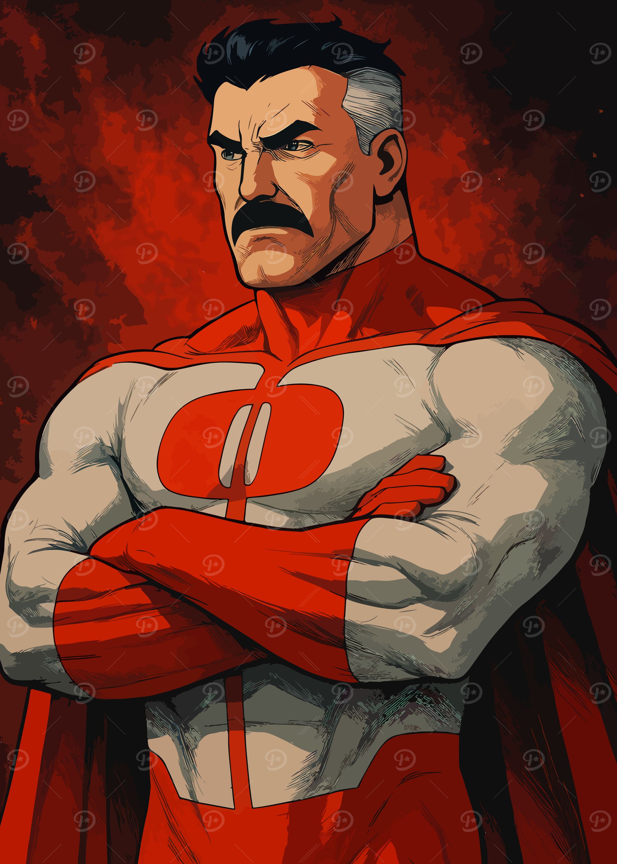 Omni-Man with Arms Crossed