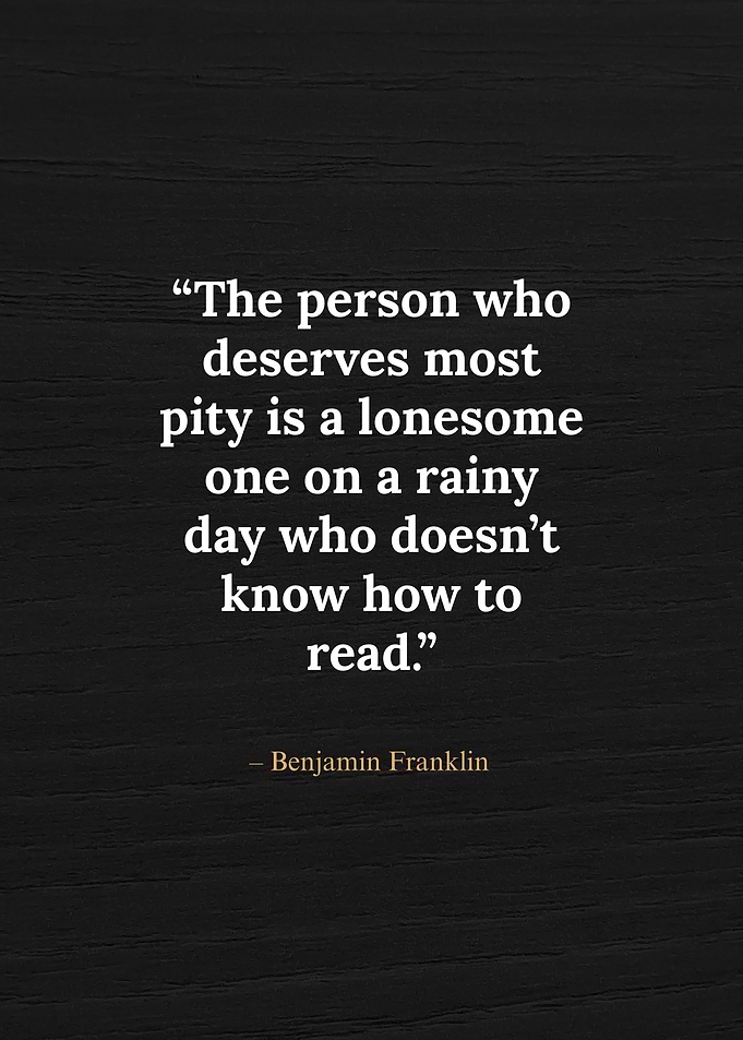 Benjamin Franklin Quote on Reading