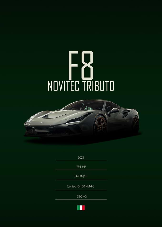 2021 Ferrari F8 Novitec Tributo