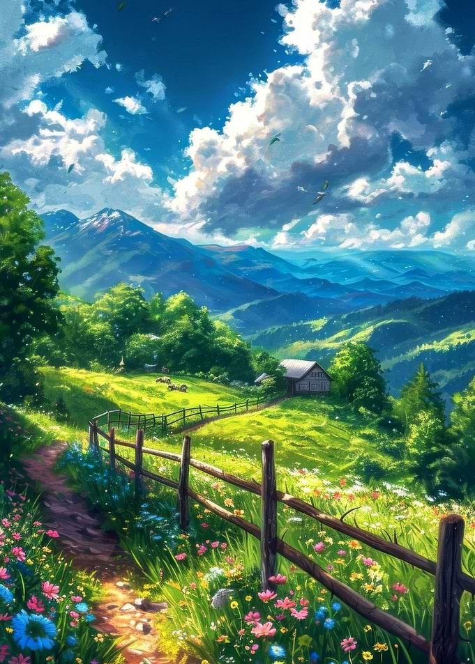 Lush Green Valley