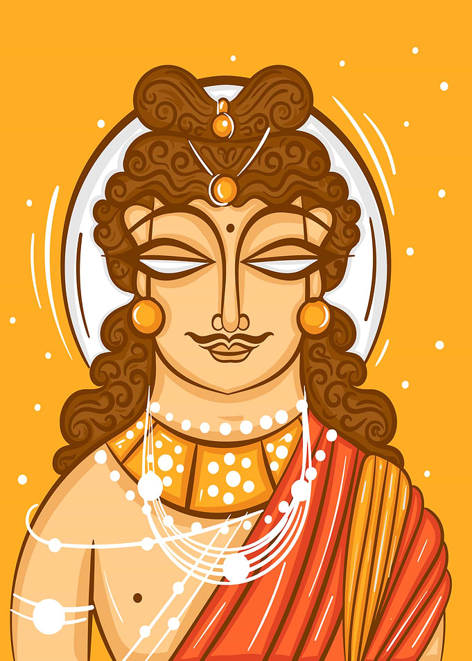 Indian Deity Illustration