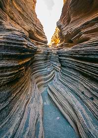 Striated Canyon Walls