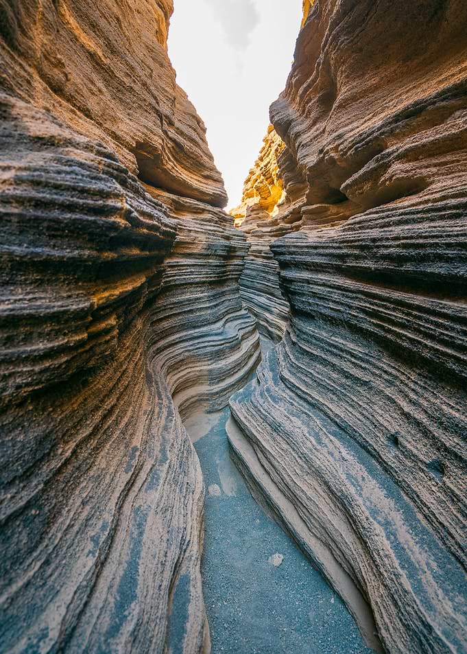 Striated Canyon Walls