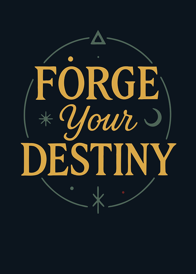 Forge Your Destiny Graphic Design