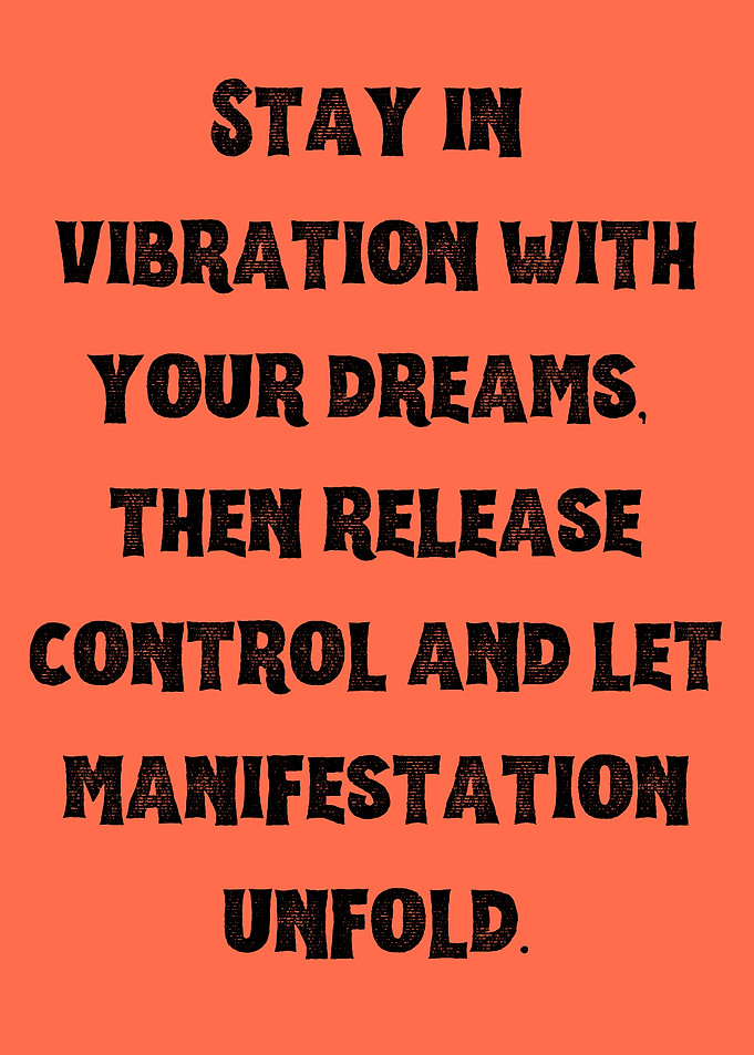 Manifestation Unfold Inspirational Text Art