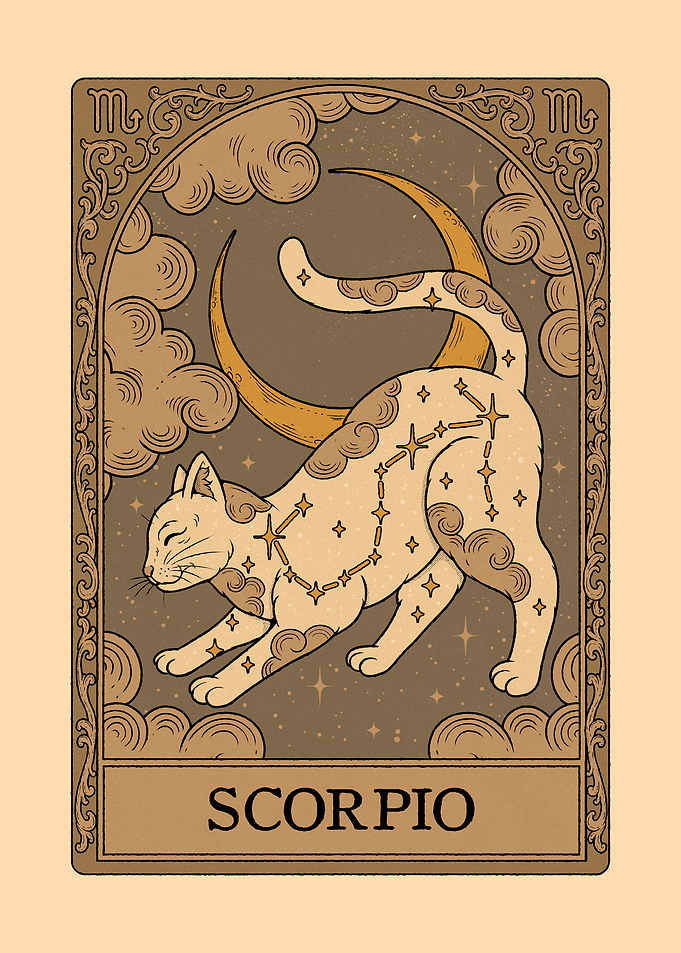 Cats Constellations - Scorpio