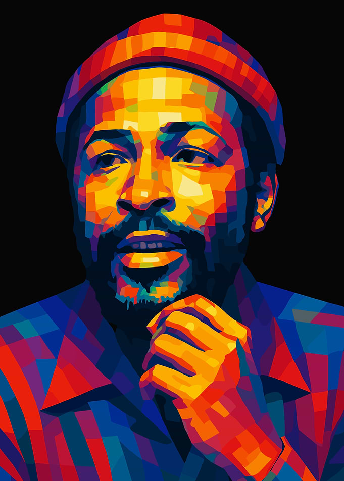 Marvin Gaye Wpap Art