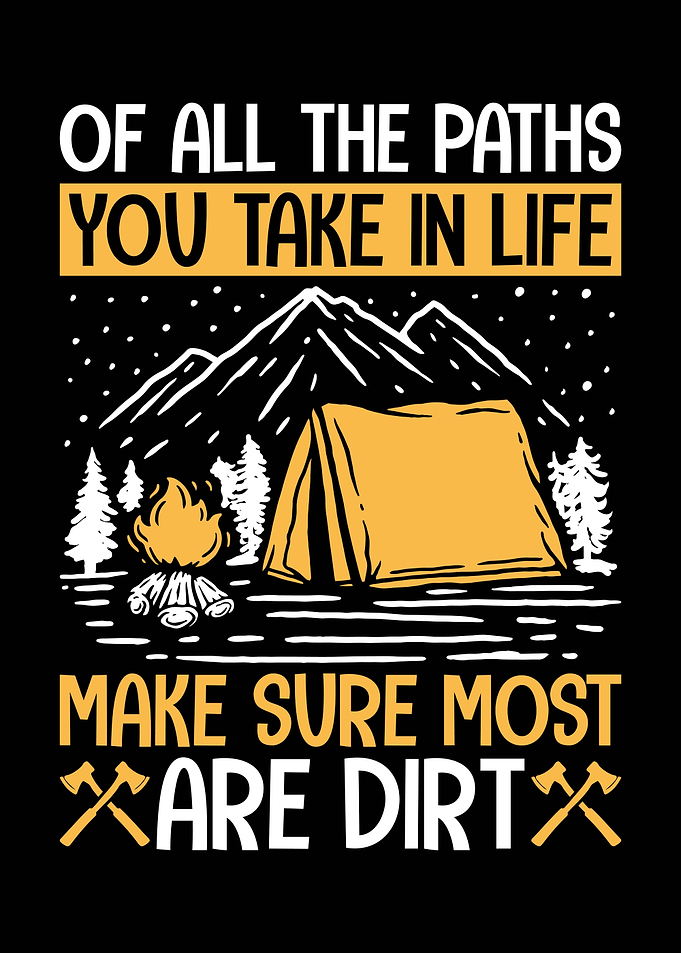 Camping Life Dirt Paths