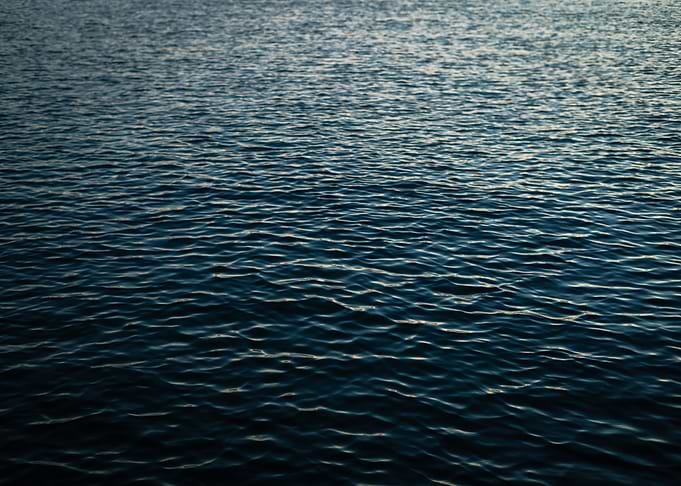 Calm Blue Water Surface